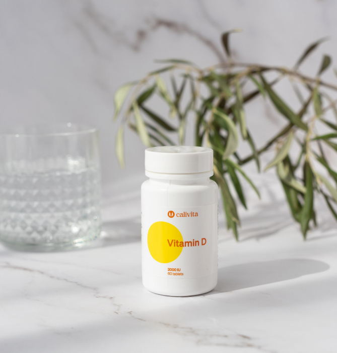Vitamin D, CaliVita, supliment aliemntar cu Vitamina D (60 tablete) [4]