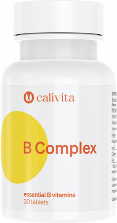 Catalog Produse CaliVita - B Complex CaliVita, complex al vitaminelor B, 30 tablete