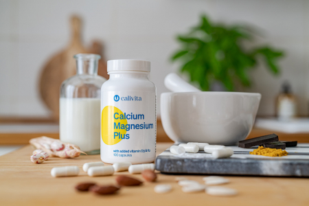 Calcium Magnesium Plus, CaliVita, 100 capsule, calciu, magneziu + vitaminele D3 și K2 [3]