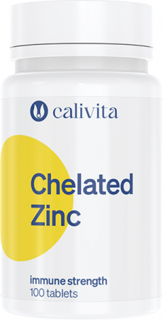 Categorii Produse - Chelated Zinc CaliVita, 100 tablete, zinc organic