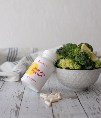 Chromium Max 500, CaliVita, 100 capsule, control al apetitului [3]