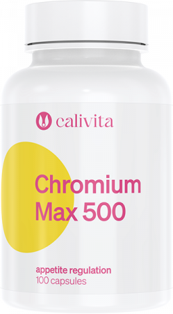 Slabire - Chromium Max 500, CaliVita, 100 capsule, control al apetitului