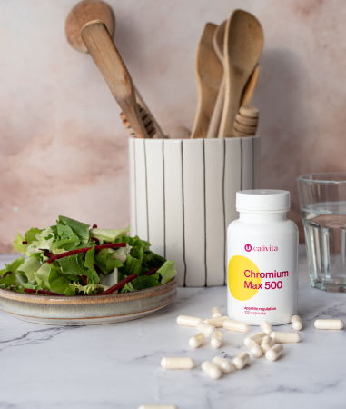 Chromium Max 500, CaliVita, 100 capsule, control al apetitului [4]