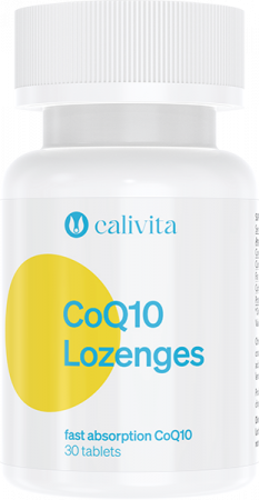 Pentru seniori - CoQ10 Lozenges, CaliVita, 30 tablete sublinguale,