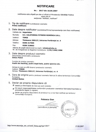 Detox Patch, CaliVita, 12 plasturi detoxifianti [1]