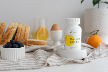 Digestive Enzymes, CaliVita, 100 tablete, suport pentru sistemul digestiv [2]
