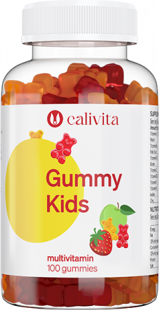 Minerale - Gummy Kids, CaliVita, 100 jeleuri, multivitamine pentru copii