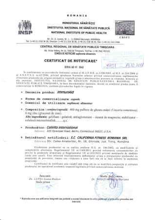 ImmunAid, CaliVita, 180 capsule, produs naturist cu gheara matei pentru imunitate [1]