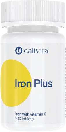 Minerale - Iron Plus, CaliVita, 100 tablete, produs naturist cu fier si Vitamina C