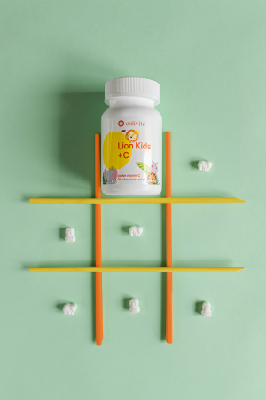 Lion Kids C, CaliVita, 90 tablete masticabile, Vitamina C pentru copii [4]