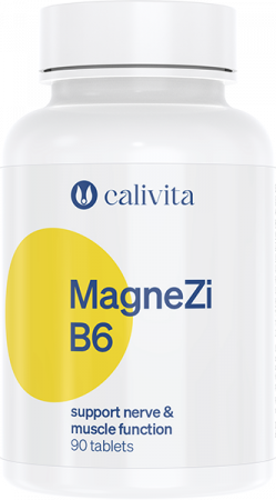 Minerale - MagneZi B6, CaliVita, 60 capsule, Magneziu, Zinc si Vitamina B6