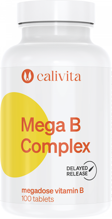 Putere concentrare si memorare - Mega B-Complex, CaliVita, 100 tablete, complex de vitamina B