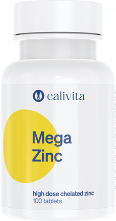 Minerale - Mega Zinc, CaliVita, Mega doza de zinc organic, 100 tablete