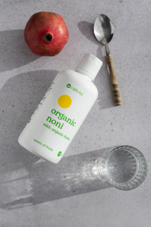 Organic Noni, CaliVita, 946 ml, suc de noni organic cu struguri albi, cireşe negre şi rodii organice [8]