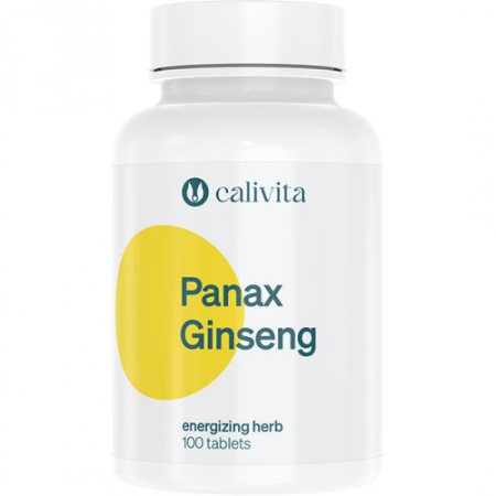 Putere concentrare si memorare - Panax Ginseng, CaliVita, 100 tablete, produs naturist cu ginseng corean