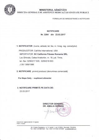 Pre Steps Daily CaliVita – complex de multivitamine lichide pentru copii, cu aromă de portocale, 30 ml [1]