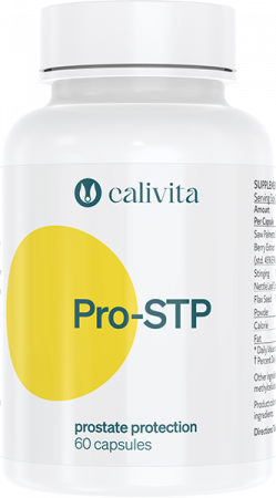 Potenta - Pro-STP CaliVita – complex cu Saw Palmetto, urzică și zinc pentru bărbați, 60 capsule
