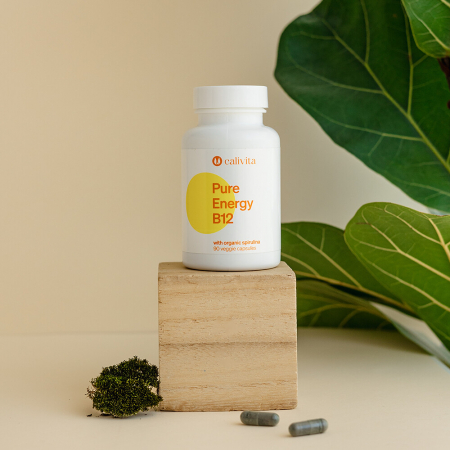Pure Energy B12, CaliVita, 90 capsule vegetale, produs cu vitamina B12 si spirlina [2]