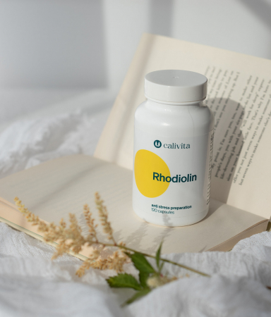 Rhodiolin, CaliVita, 120 capsule, produs naturist antistres [2]