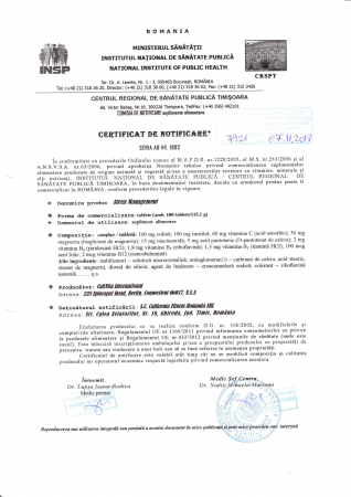 Stress Management, CaliVita, Complex de vitamina B pentru reducerea stresului (100 tablete) [1]