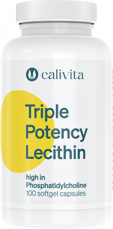 Articulatii si oase - Triple Potency Lecithin, CaliVita, supliment alimentar cu lecitina (100 capsule)