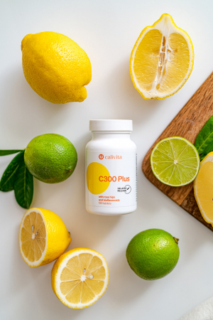 Vit C 300 Plus, CaliVita, 300 mg Vit C cu bioflavonoide, 120 tablete [2]