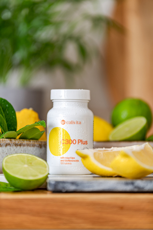 Vit C 300 Plus, CaliVita, 300 mg Vit C cu bioflavonoide, 120 tablete [3]