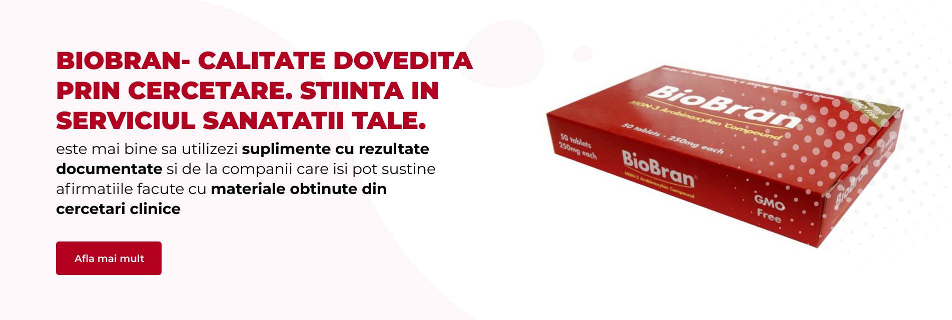 Biobran- Calitate dovedita prin cercetare