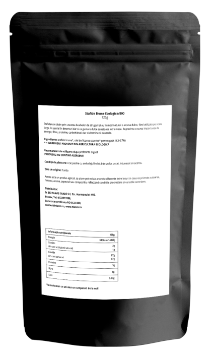 Stafide Brune Ecologice/BIO 125g [2]