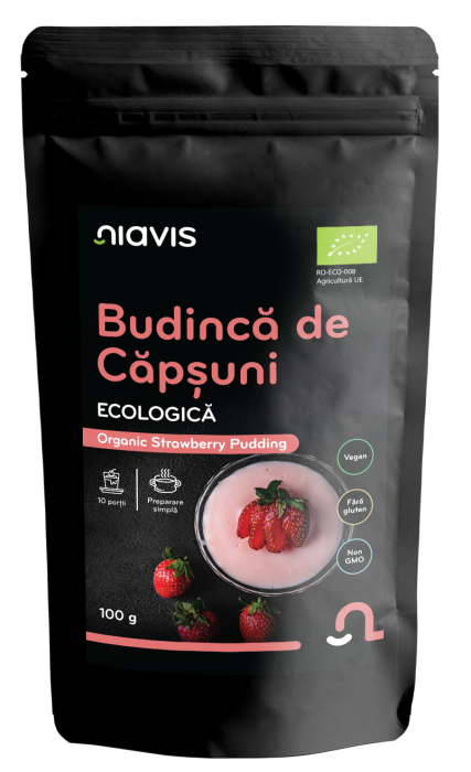 Budinca de Capsuni fara Gluten Ecologica/BIO 100g [3]