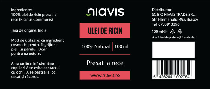 Ulei de Ricin 100ml [2]