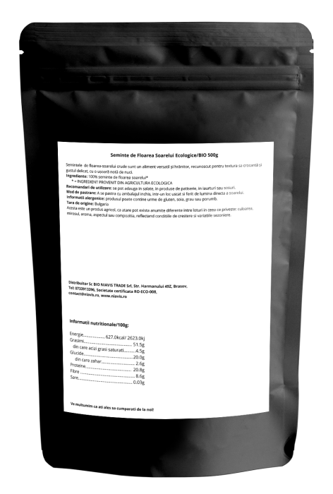 Seminte de Floarea Soarelui Ecologice 500g [2]