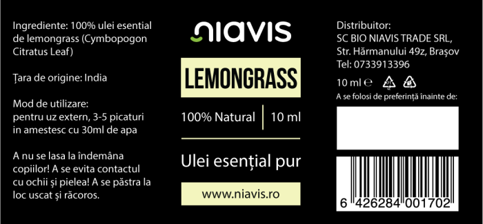 Ulei Esential de Lemongrass 10ml [2]
