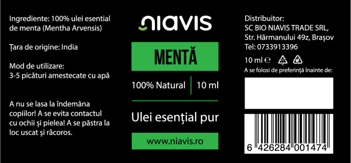 Ulei Esential de Menta 10ml [2]