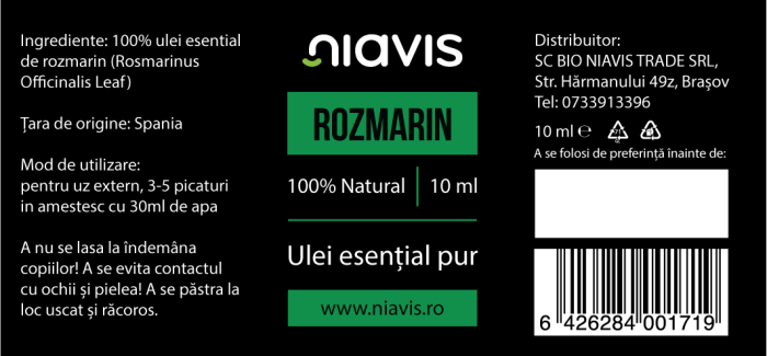 Ulei Esential de Rozmarin 10ml [2]
