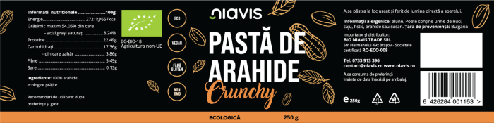 Pasta de Arahide Crunchy Ecologica/BIO 250g [2]