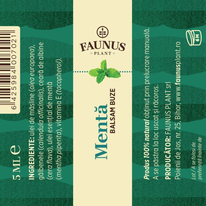 Balsam Buze Mentă 5ml [6]