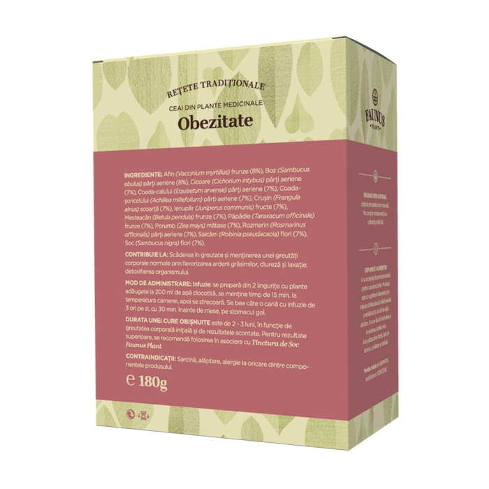 Ceai -Rețete Tradiționale- Obezitate 180g [3]