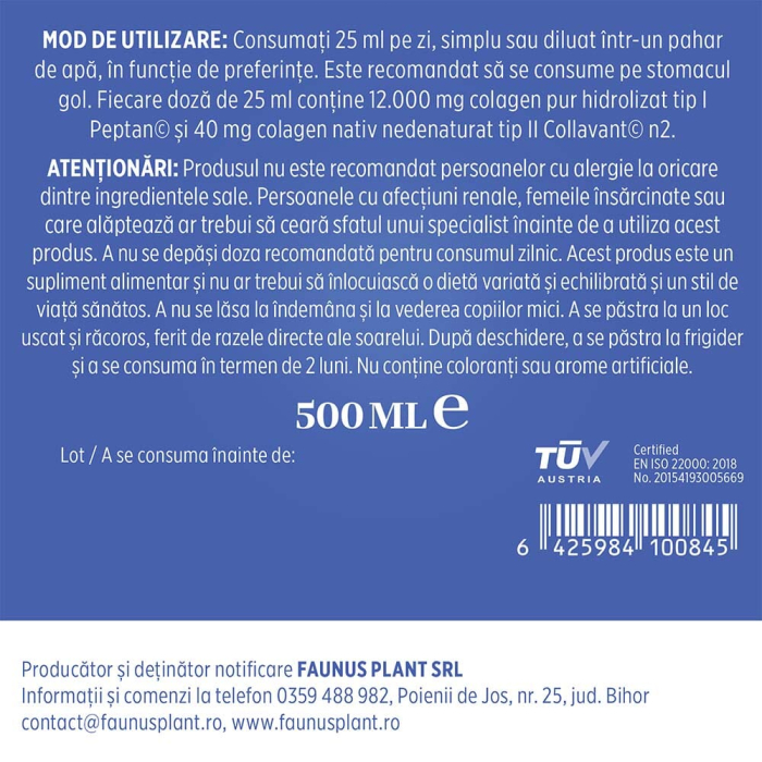 Colagenus Articulații Forte 500ml [8]