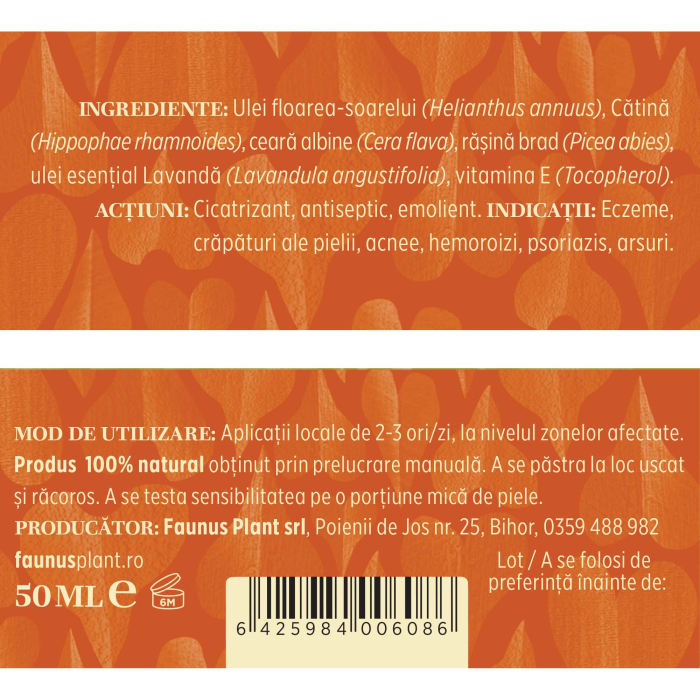 Cremă Tip Balsam Cătină 50ml [5]