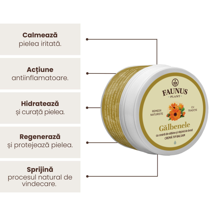 Cremă Tip Balsam Gălbenele 50ml [3]