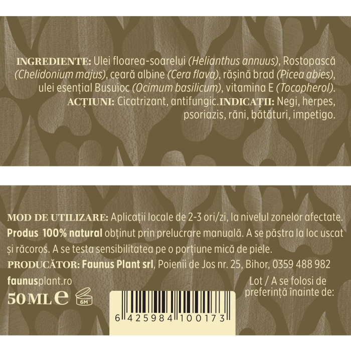 Cremă Tip Balsam Rostopască 50ml [5]