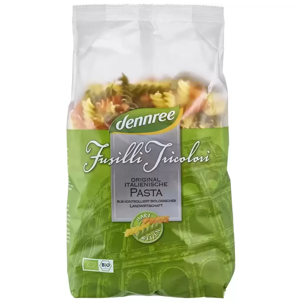 Fusilli tricolore, eco 500g [1]