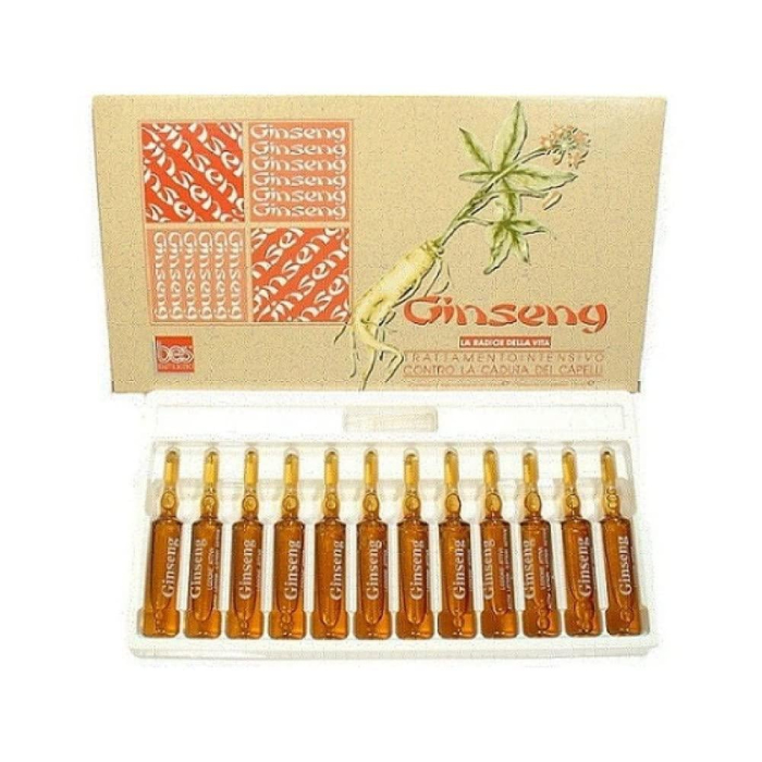 Loțiune Tratament cu Ginseng împotriva Căderii Părului (12 fiole x 10 ml) [2]