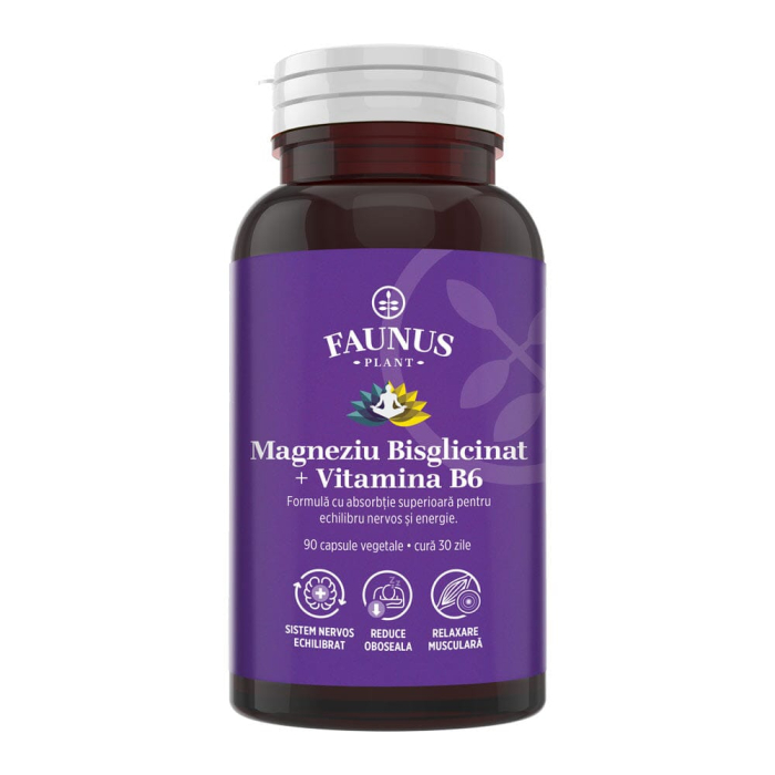 Magneziu Bisglicinat + B6 - 90 capsule [2]