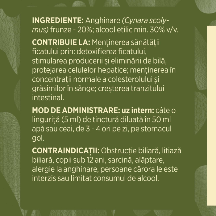 Tinctură Anghinare 200ml [7]