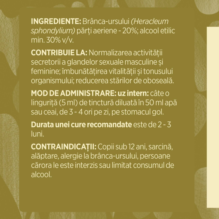 Tinctură Brânca Ursului 500ml [7]