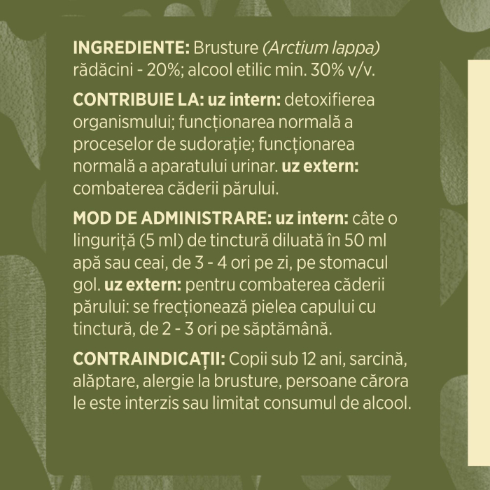 Tinctură Brusture 200ml [7]