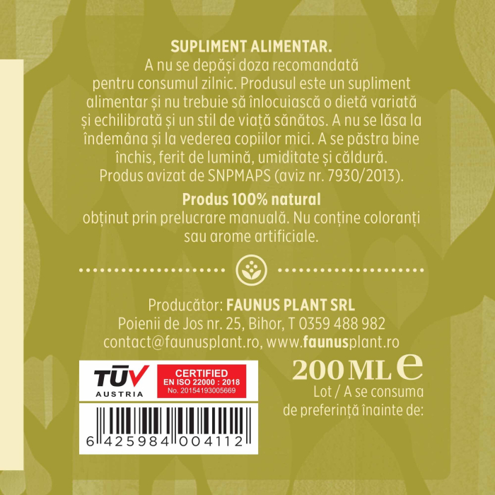 Tinctură Detoxifius 200ml [8]