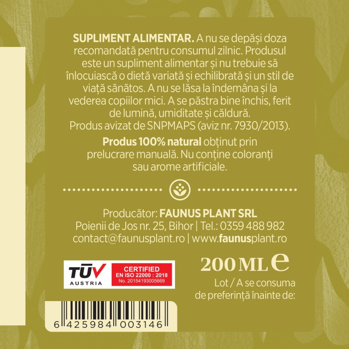 Tinctură Ghințură 200ml [8]